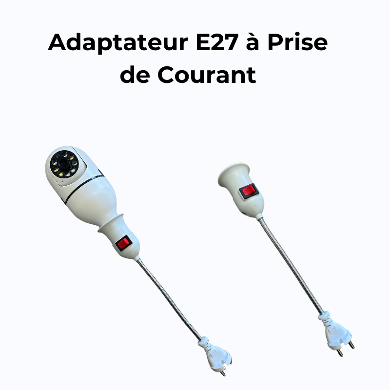 Adaptateur E27 à Prise de Courant